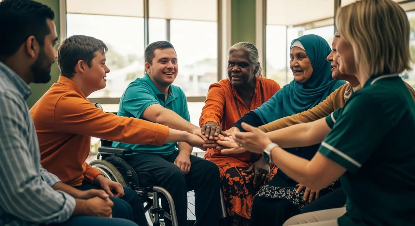 Inclusive community support for all participants